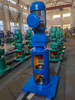 Top entry mixer agitator for large cylindrical reactors