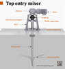 Customizable Hastelloy Top Entry Mixer Beverage Production