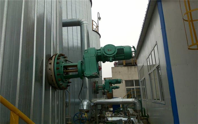 Power Temperature Control Carbon Steel Side Entry Mixer