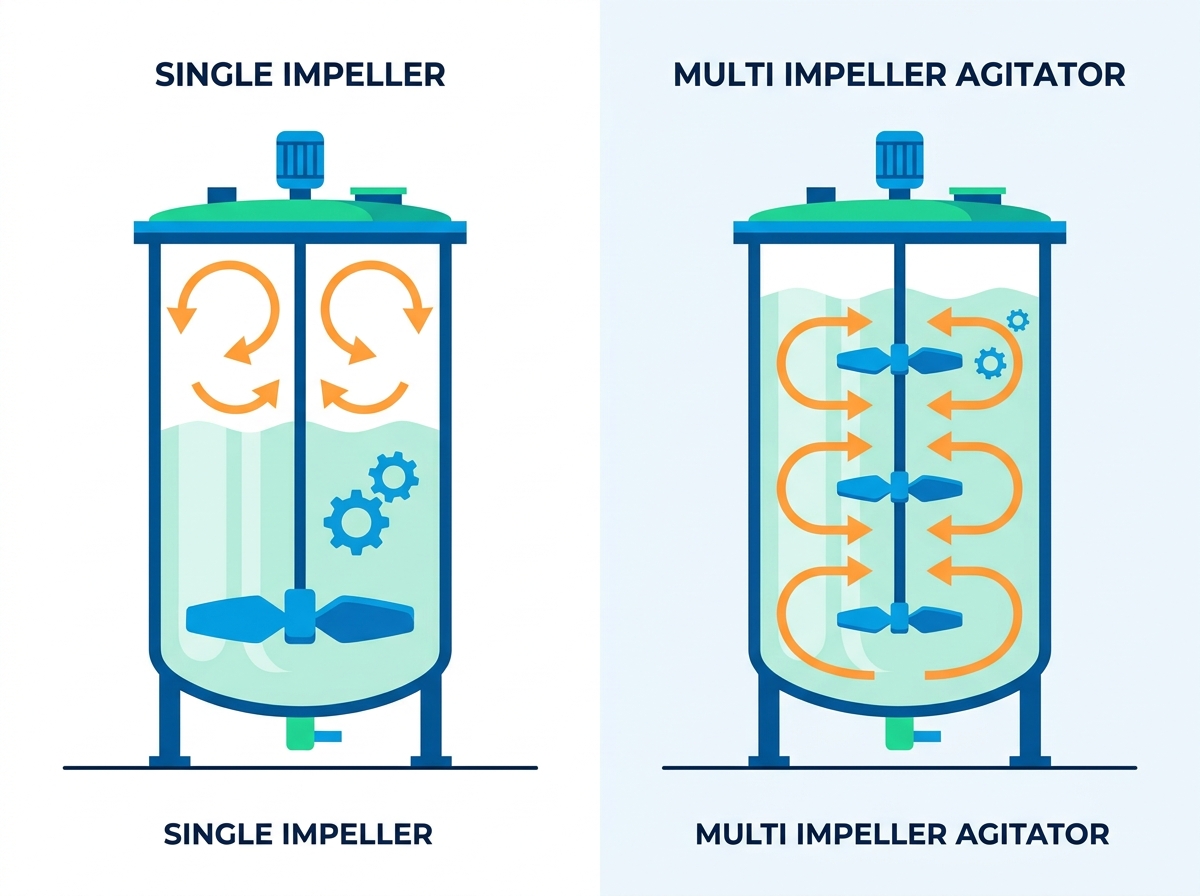 Multi Impeller Agitator Design