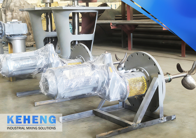 Industrial Side Entry Mixers for Crude Oil Tanks