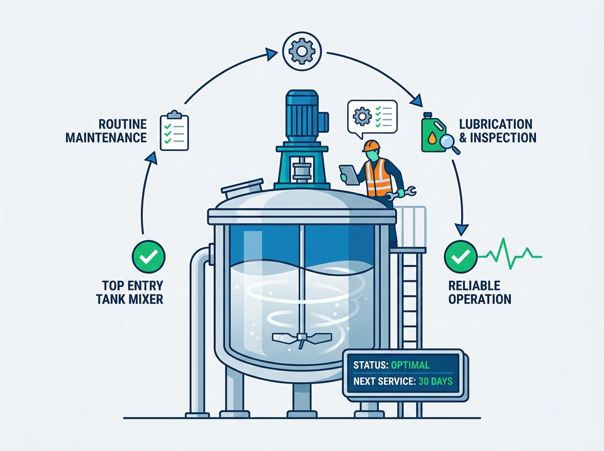Top Entry Tank Mixer Maintenance