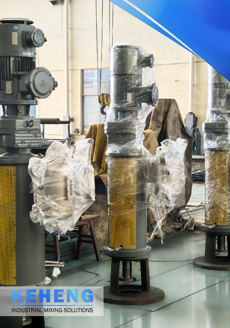 Powerful Top Entry Mixers for Reaction Tank Systems