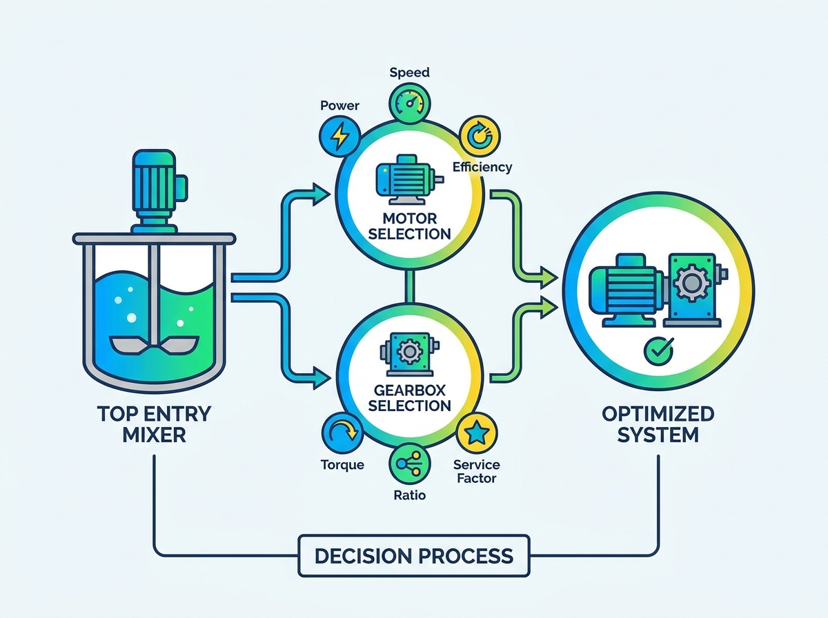 Top Entry Mixer Drive Assembly