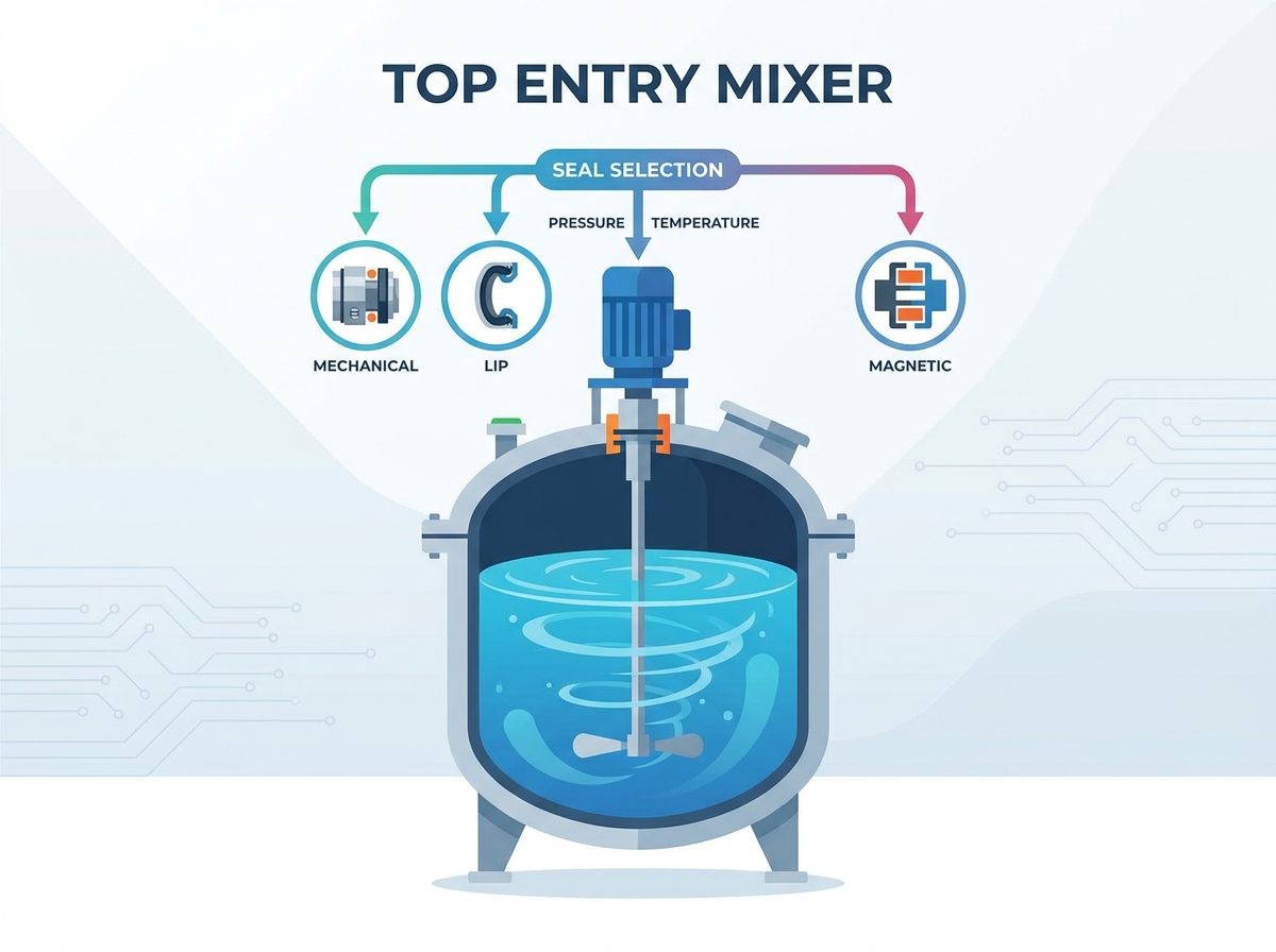 Top entry mixer seal installation